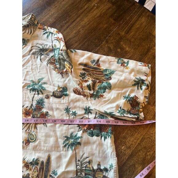 Batik Bay Hawaiian Tropical Themed Button Down Short Sleeve Shirt Size XXL - Picture 8 of 9